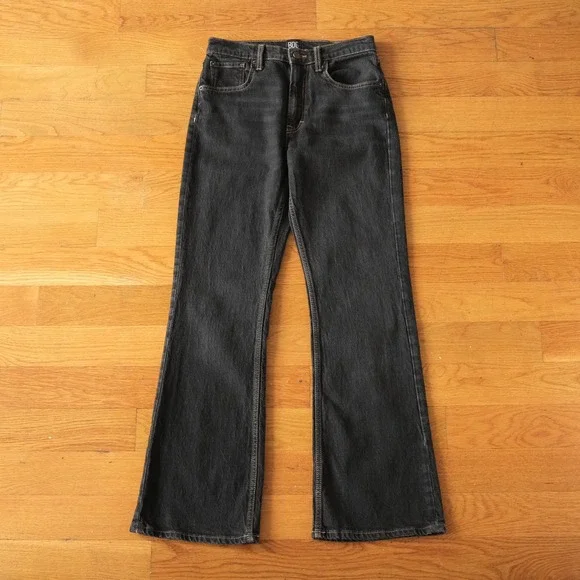 BDG 90s Bootcut Jeans Women Black Dark Wash Denim Retro 28 Urban Outfitters - Picture 1 of 9